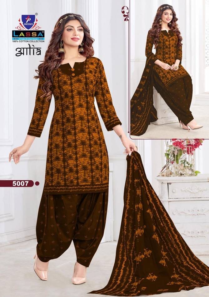 Arihant Lassa Alia 5 Fancy Cotton Printed Casual Wear Dress Material Collection